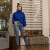 Very J Ella (Royal Blue Sweater) All Sale Items Are A Final Sale | Sale