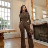 A Ellen Moss (Tiger Brown Pant Set) All Sale Items Are A Final Sale | Sale