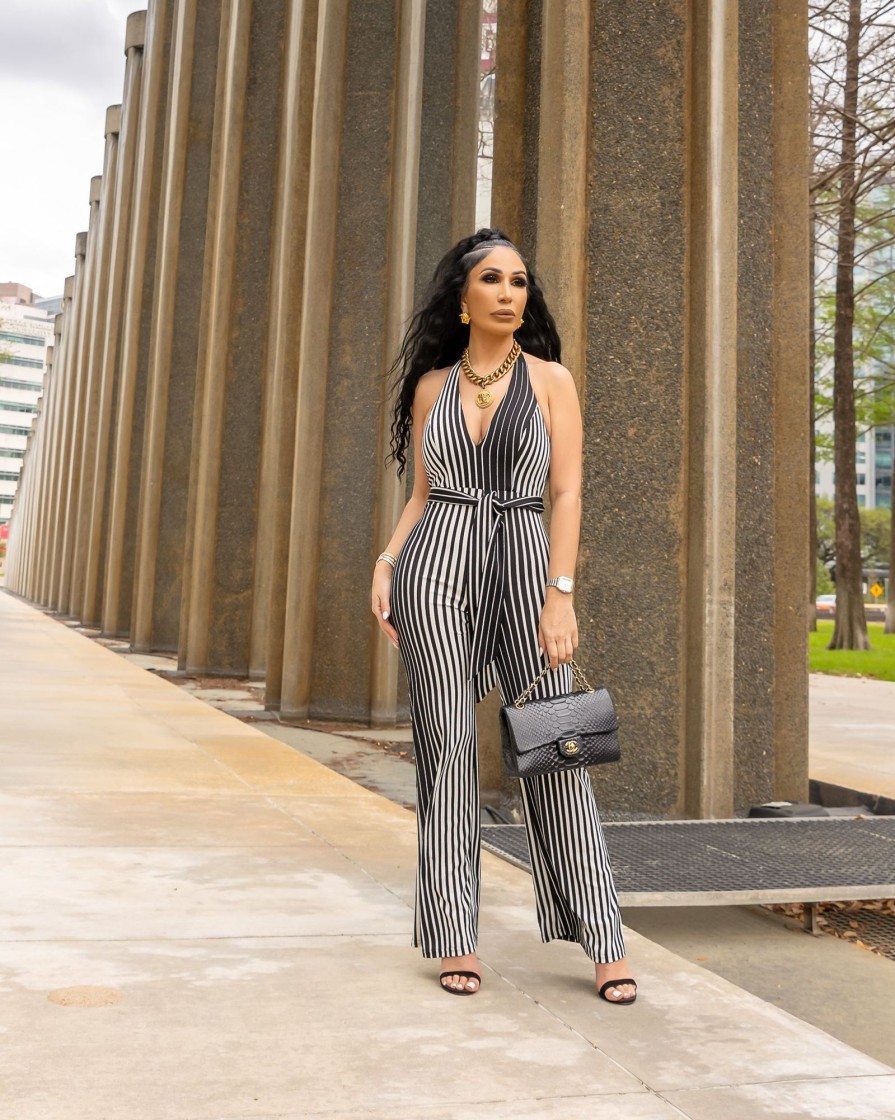 Dress Day Dreamy (Black/White Jumpsuit) | One Piece