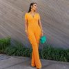 ShopWTD Tulum (Orange Two Piece Pant Set) | Sets