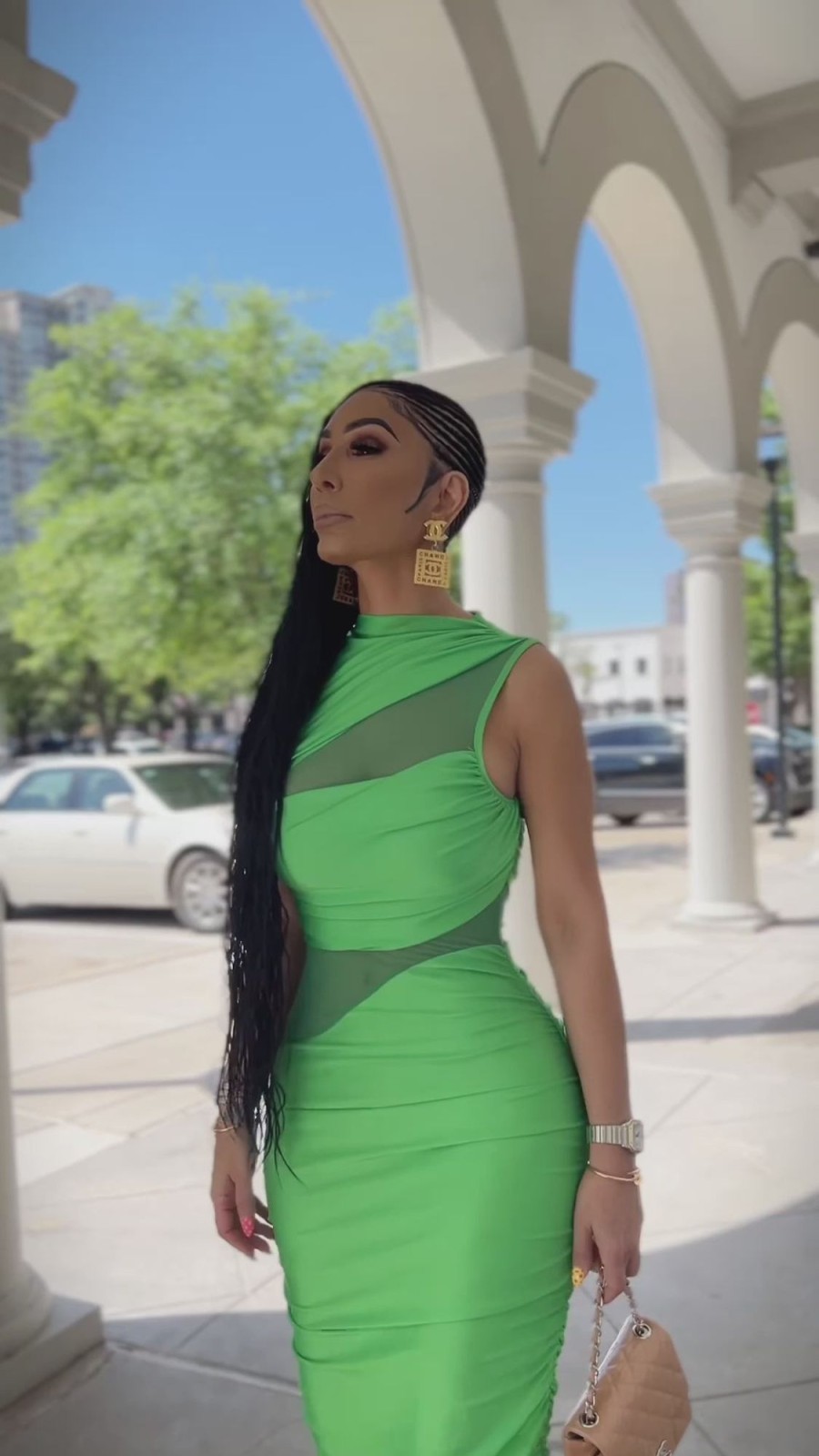 5th Culture Anguilla (Kelly Green Dress) | Dresses