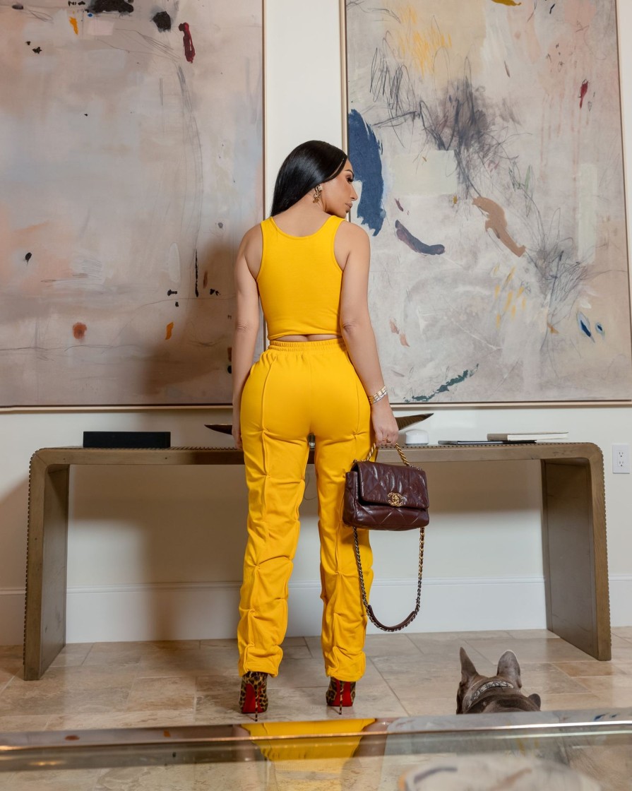 LaBijou Vida (Yellow Jogger Set) | Sets