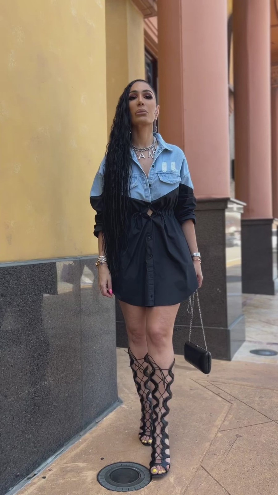 K TOO Lita (Denim/Black Dress) Pre-Order Ships 4/27 | Dresses