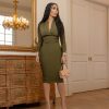 Athina Zoya (Olive Bandage Dress) All Sale Items Are A Final Sale | Dresses